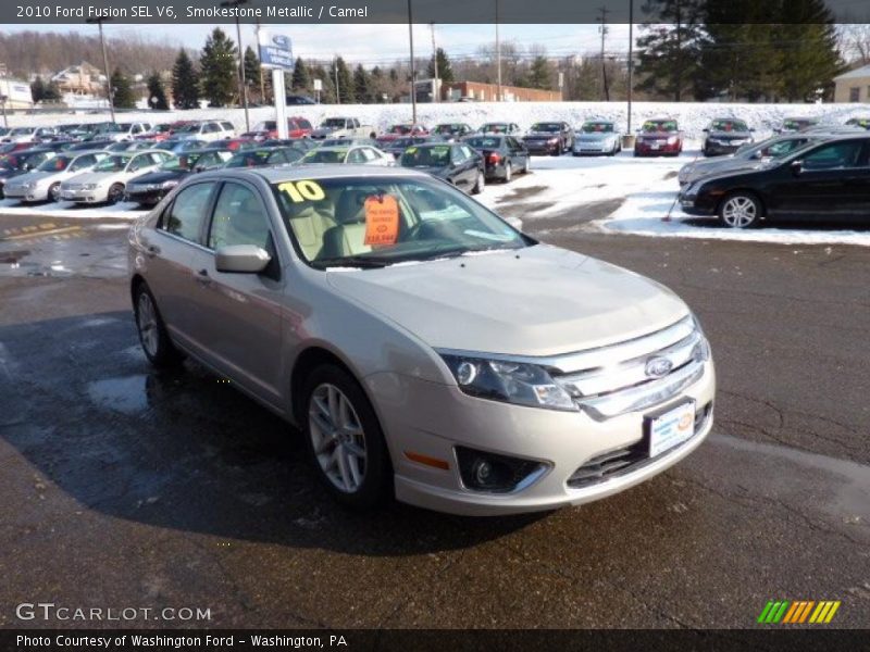 Smokestone Metallic / Camel 2010 Ford Fusion SEL V6