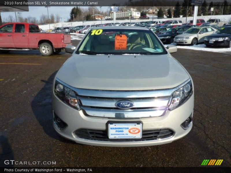 Smokestone Metallic / Camel 2010 Ford Fusion SEL V6