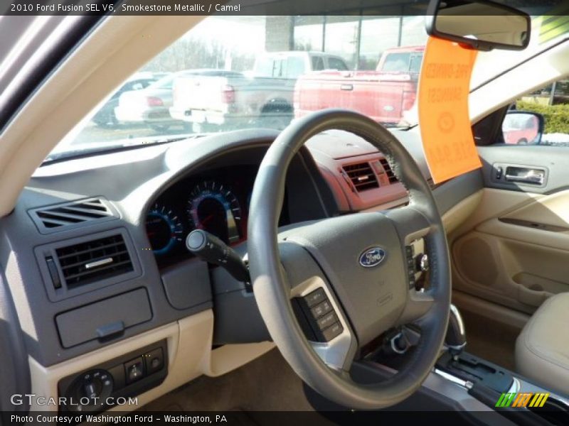 Smokestone Metallic / Camel 2010 Ford Fusion SEL V6