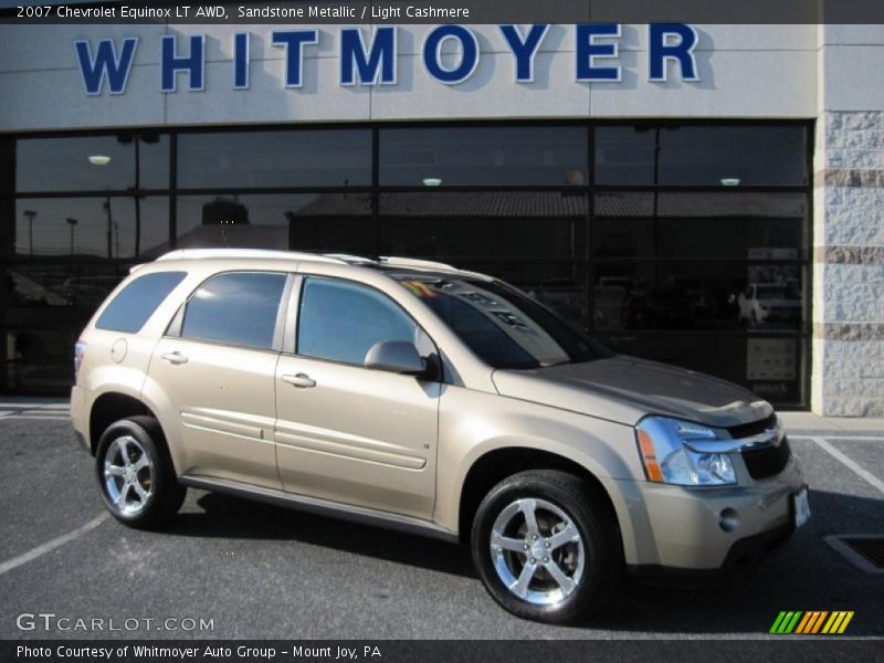 Sandstone Metallic / Light Cashmere 2007 Chevrolet Equinox LT AWD