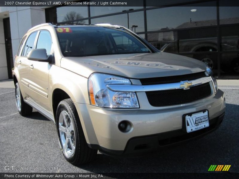 Sandstone Metallic / Light Cashmere 2007 Chevrolet Equinox LT AWD