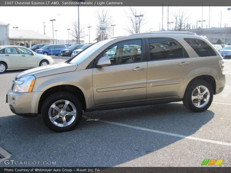Sandstone Metallic / Light Cashmere 2007 Chevrolet Equinox LT AWD
