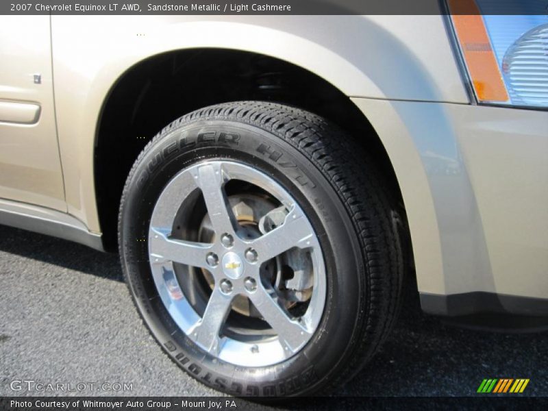 Sandstone Metallic / Light Cashmere 2007 Chevrolet Equinox LT AWD