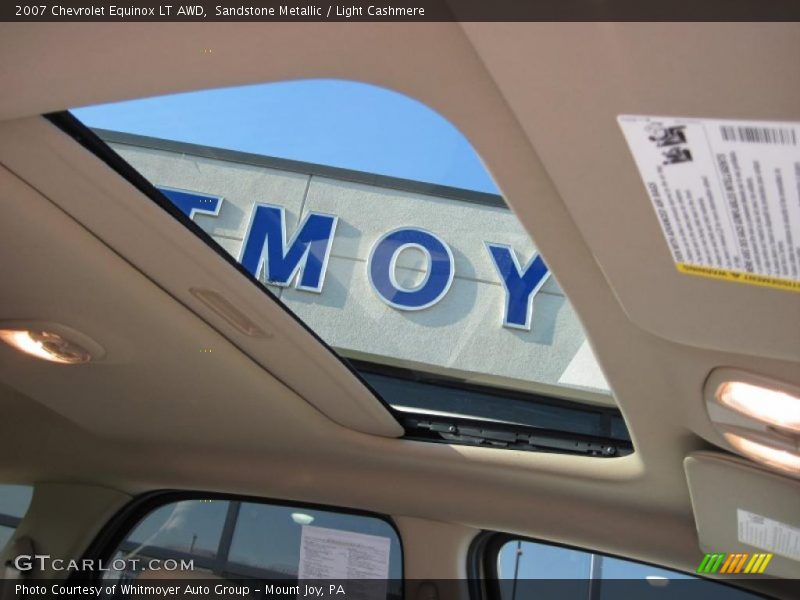 Sandstone Metallic / Light Cashmere 2007 Chevrolet Equinox LT AWD