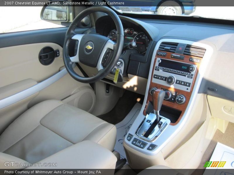 Sandstone Metallic / Light Cashmere 2007 Chevrolet Equinox LT AWD
