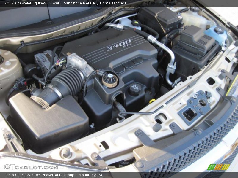 Sandstone Metallic / Light Cashmere 2007 Chevrolet Equinox LT AWD