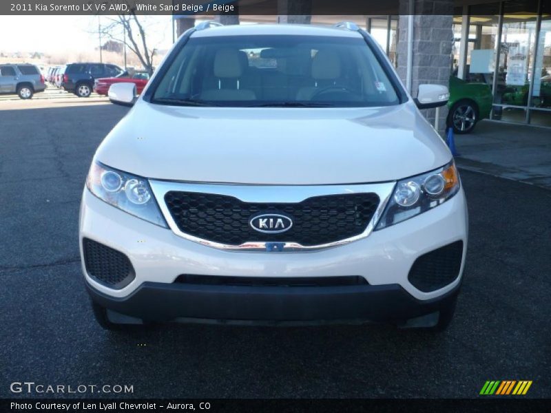 White Sand Beige / Beige 2011 Kia Sorento LX V6 AWD