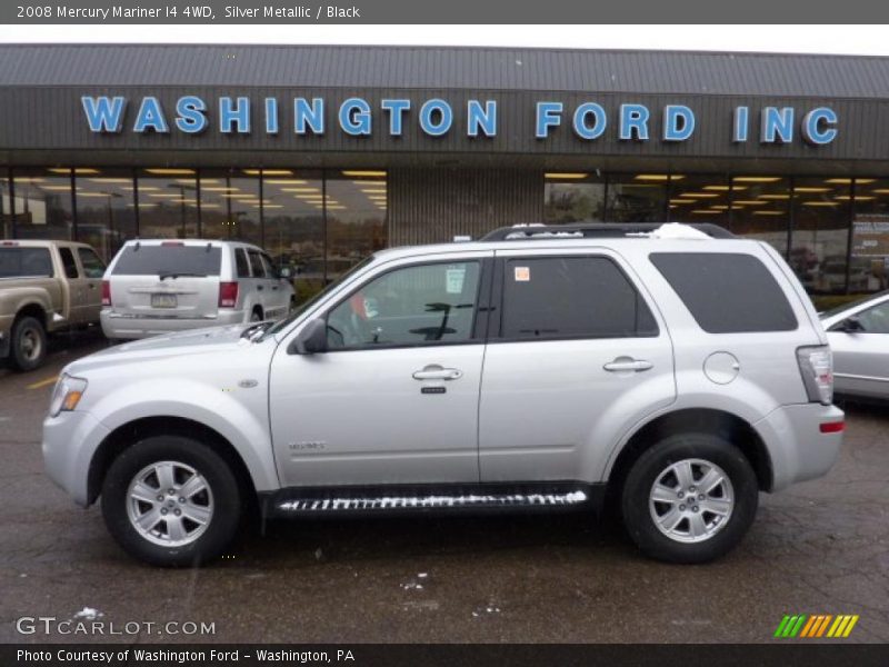 Silver Metallic / Black 2008 Mercury Mariner I4 4WD