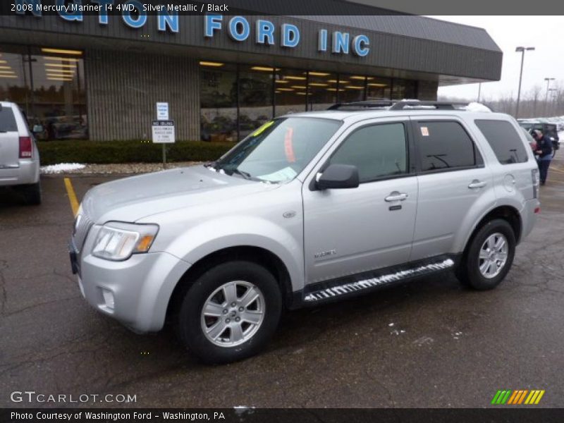 Silver Metallic / Black 2008 Mercury Mariner I4 4WD