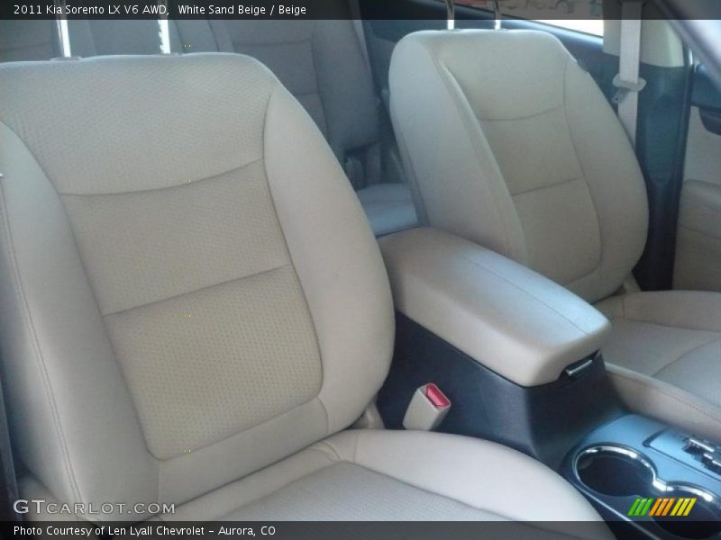 White Sand Beige / Beige 2011 Kia Sorento LX V6 AWD