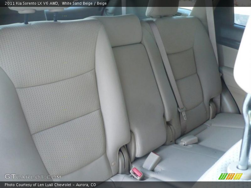 White Sand Beige / Beige 2011 Kia Sorento LX V6 AWD