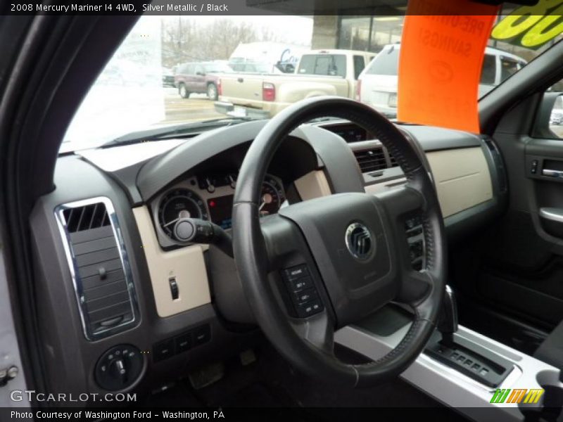 Silver Metallic / Black 2008 Mercury Mariner I4 4WD