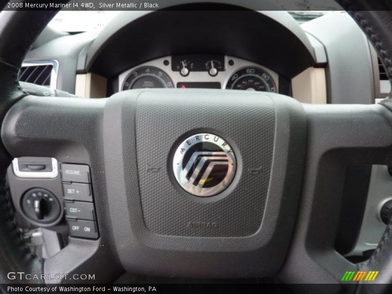 Silver Metallic / Black 2008 Mercury Mariner I4 4WD