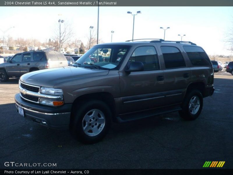 Sandalwood Metallic / Tan/Neutral 2004 Chevrolet Tahoe LS 4x4