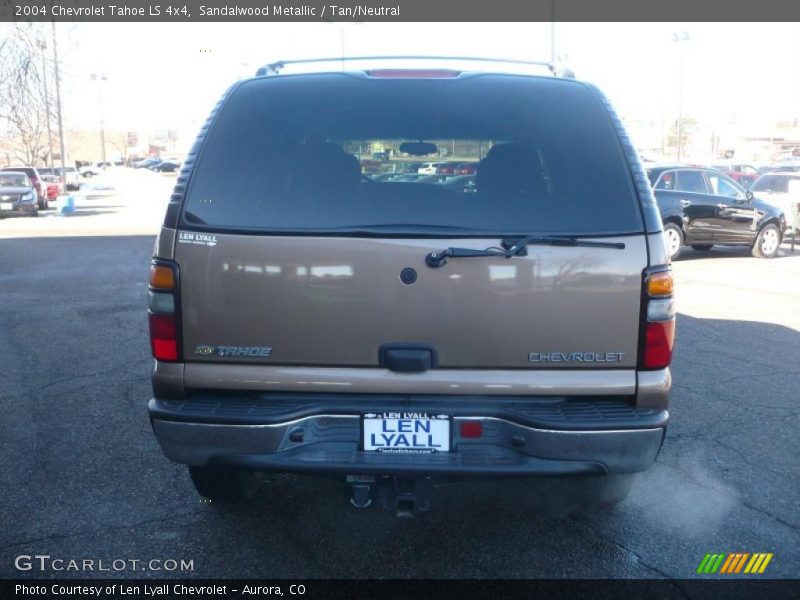 Sandalwood Metallic / Tan/Neutral 2004 Chevrolet Tahoe LS 4x4