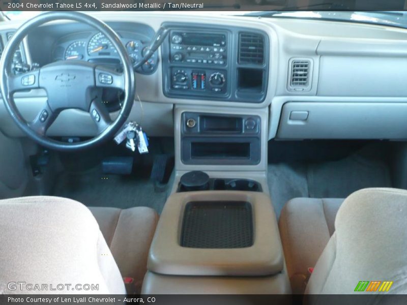 Sandalwood Metallic / Tan/Neutral 2004 Chevrolet Tahoe LS 4x4