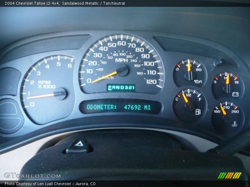 Sandalwood Metallic / Tan/Neutral 2004 Chevrolet Tahoe LS 4x4