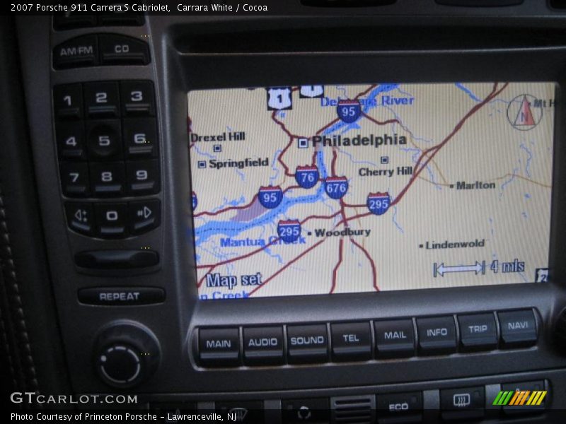 Navigation of 2007 911 Carrera S Cabriolet