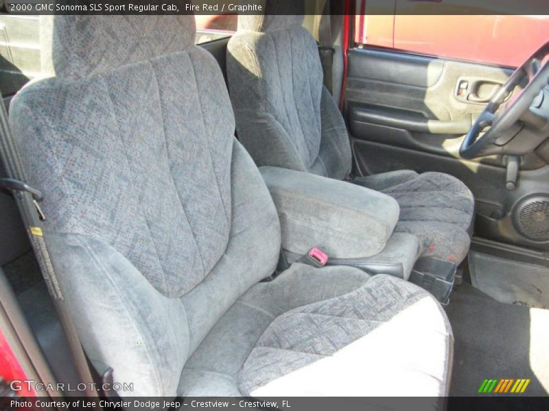 Fire Red / Graphite 2000 GMC Sonoma SLS Sport Regular Cab