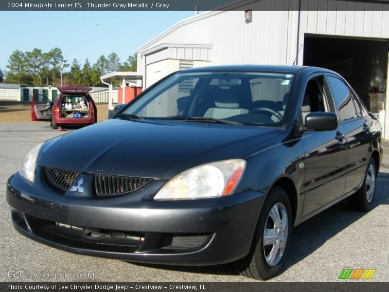 Thunder Gray Metallic / Gray 2004 Mitsubishi Lancer ES
