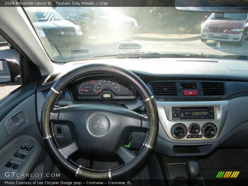 Thunder Gray Metallic / Gray 2004 Mitsubishi Lancer ES
