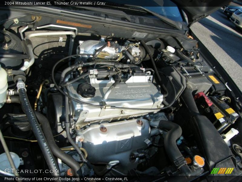 Thunder Gray Metallic / Gray 2004 Mitsubishi Lancer ES