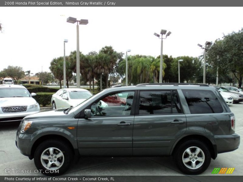 Nimbus Gray Metallic / Gray 2008 Honda Pilot Special Edition