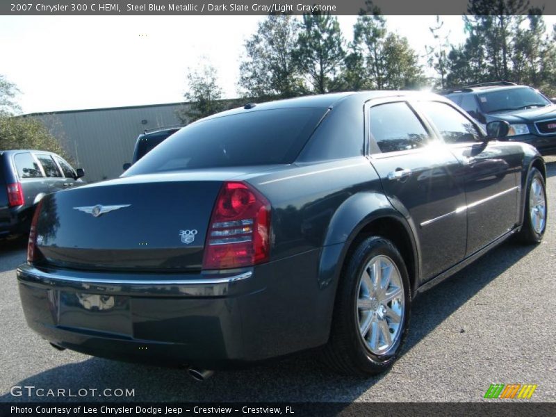 Steel Blue Metallic / Dark Slate Gray/Light Graystone 2007 Chrysler 300 C HEMI