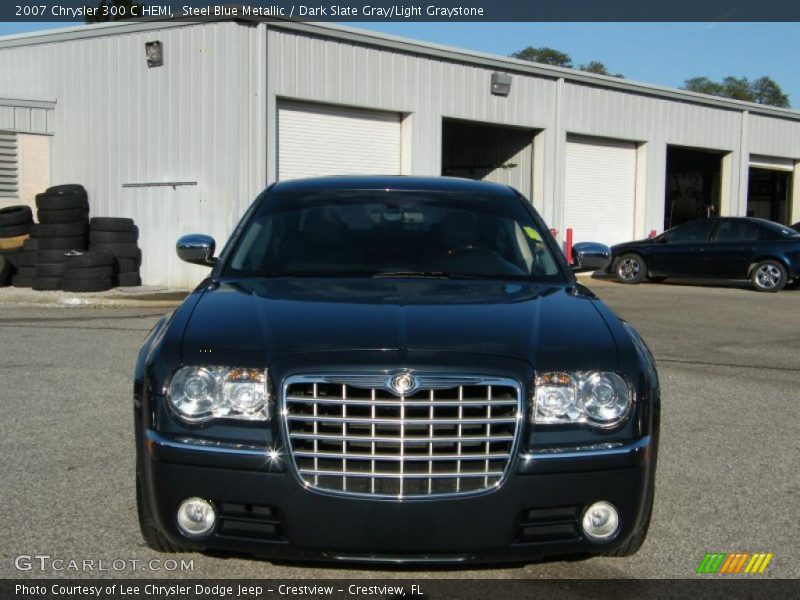 Steel Blue Metallic / Dark Slate Gray/Light Graystone 2007 Chrysler 300 C HEMI