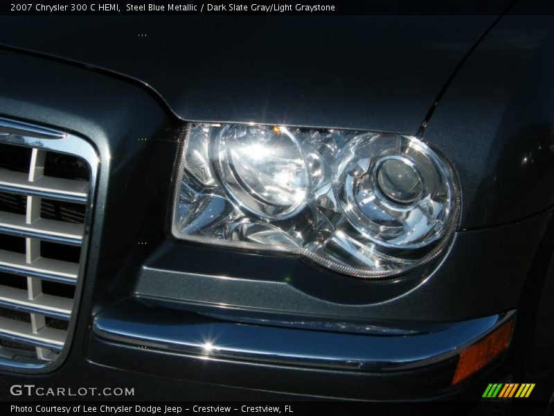 Steel Blue Metallic / Dark Slate Gray/Light Graystone 2007 Chrysler 300 C HEMI