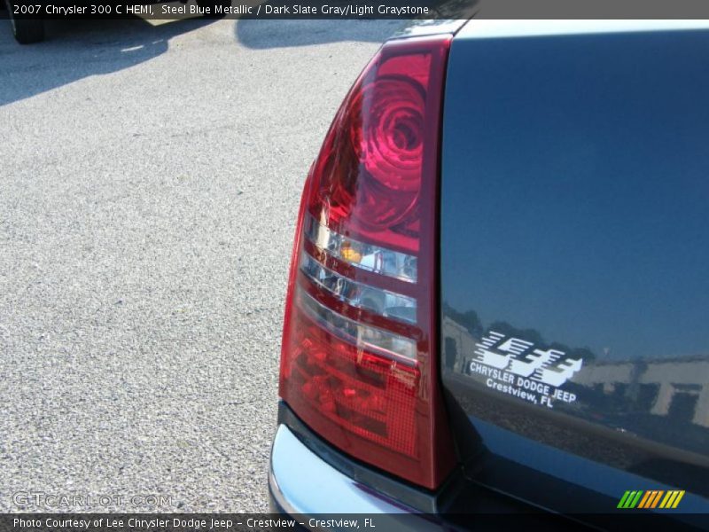 Steel Blue Metallic / Dark Slate Gray/Light Graystone 2007 Chrysler 300 C HEMI