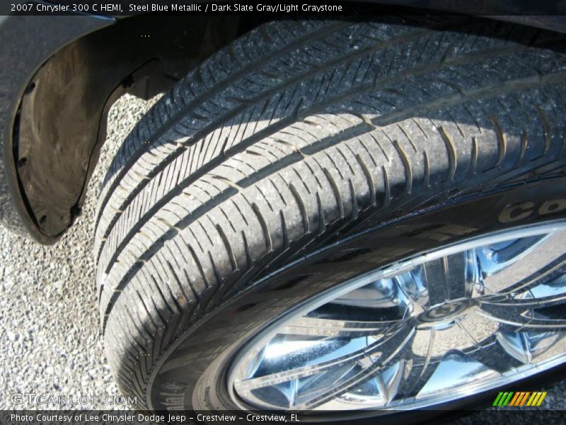 Steel Blue Metallic / Dark Slate Gray/Light Graystone 2007 Chrysler 300 C HEMI
