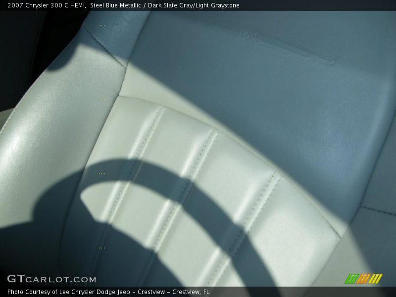 Steel Blue Metallic / Dark Slate Gray/Light Graystone 2007 Chrysler 300 C HEMI