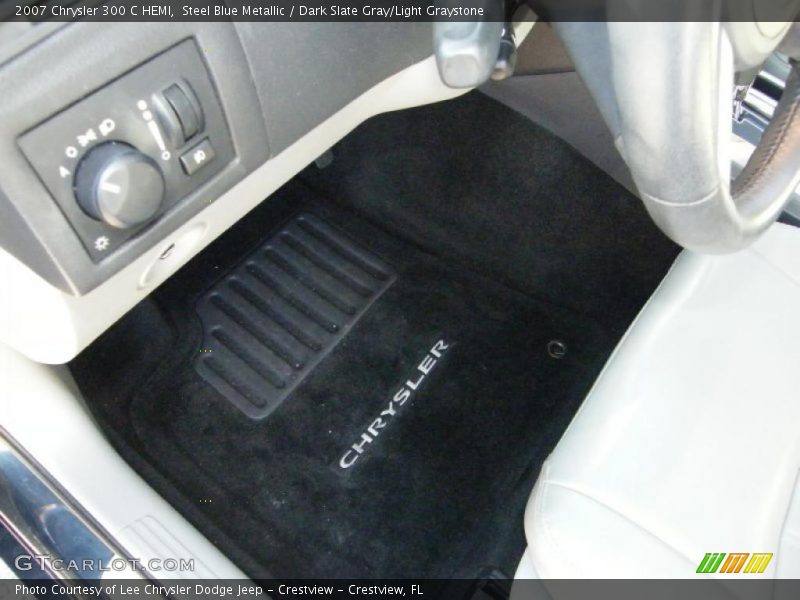Steel Blue Metallic / Dark Slate Gray/Light Graystone 2007 Chrysler 300 C HEMI