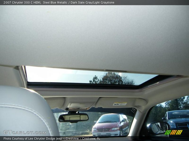Steel Blue Metallic / Dark Slate Gray/Light Graystone 2007 Chrysler 300 C HEMI