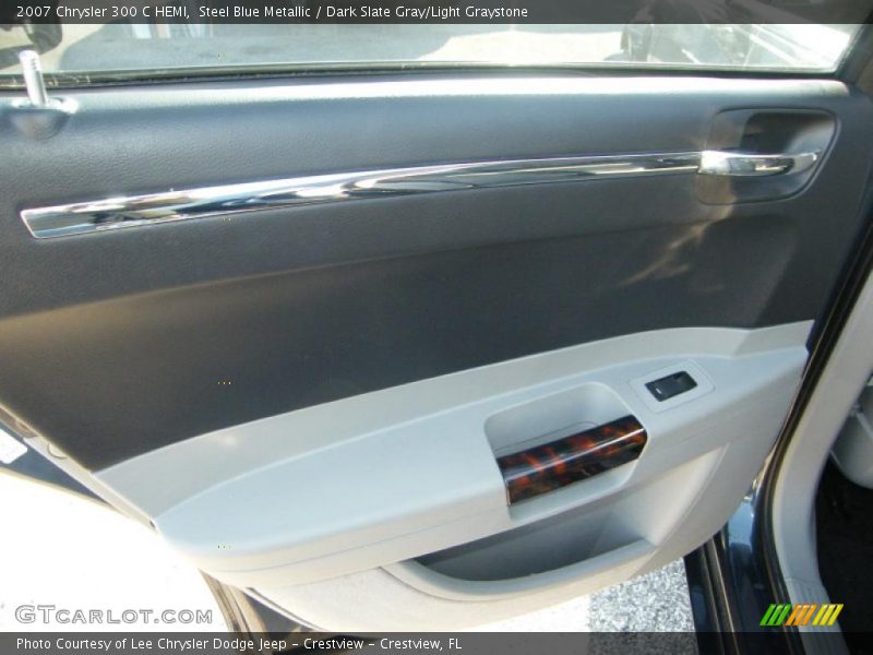 Steel Blue Metallic / Dark Slate Gray/Light Graystone 2007 Chrysler 300 C HEMI