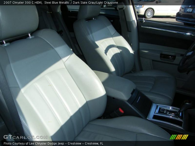 Steel Blue Metallic / Dark Slate Gray/Light Graystone 2007 Chrysler 300 C HEMI