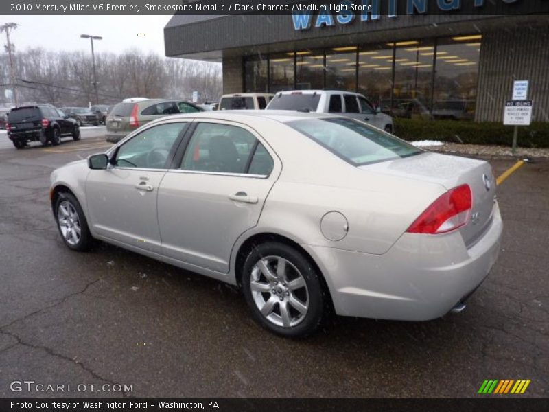 Smokestone Metallic / Dark Charcoal/Medium Light Stone 2010 Mercury Milan V6 Premier