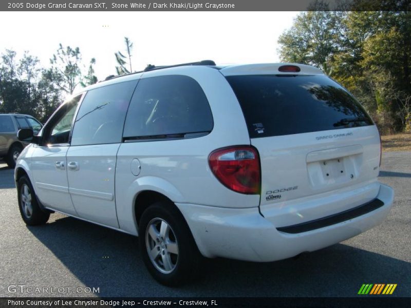 Stone White / Dark Khaki/Light Graystone 2005 Dodge Grand Caravan SXT