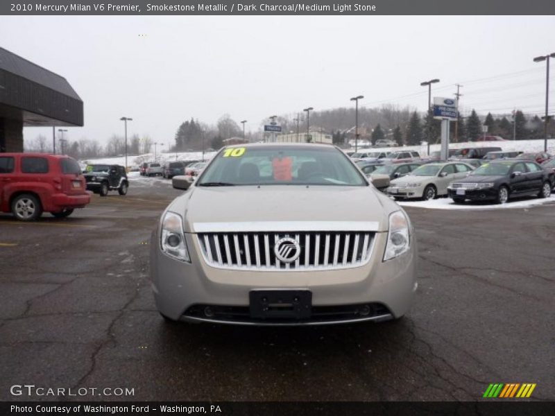 Smokestone Metallic / Dark Charcoal/Medium Light Stone 2010 Mercury Milan V6 Premier