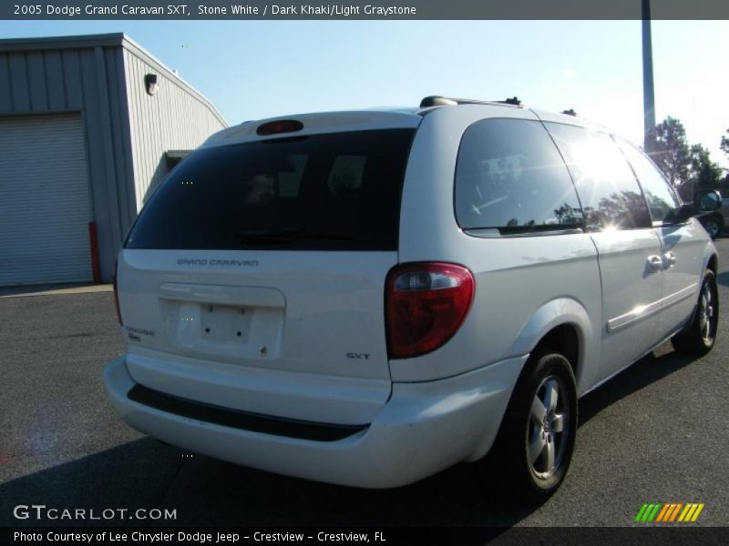 Stone White / Dark Khaki/Light Graystone 2005 Dodge Grand Caravan SXT