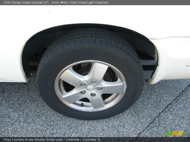 Stone White / Dark Khaki/Light Graystone 2005 Dodge Grand Caravan SXT