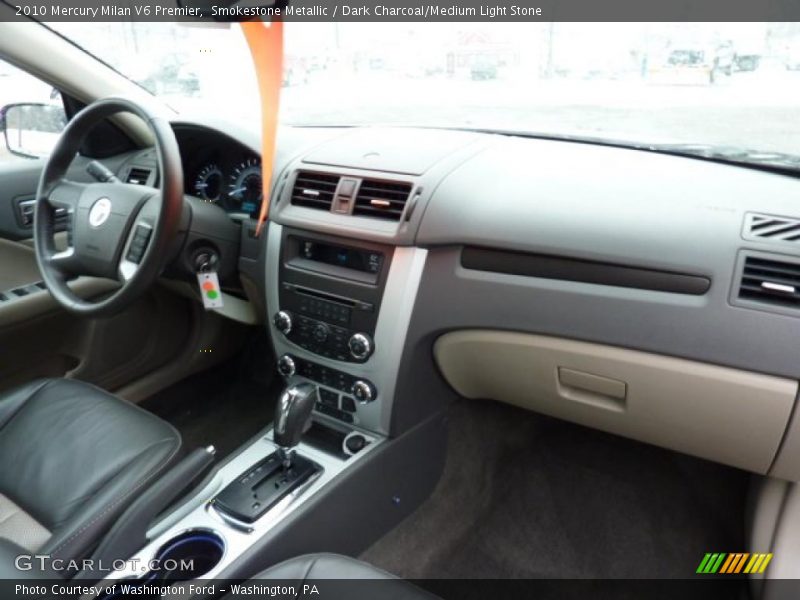 Smokestone Metallic / Dark Charcoal/Medium Light Stone 2010 Mercury Milan V6 Premier