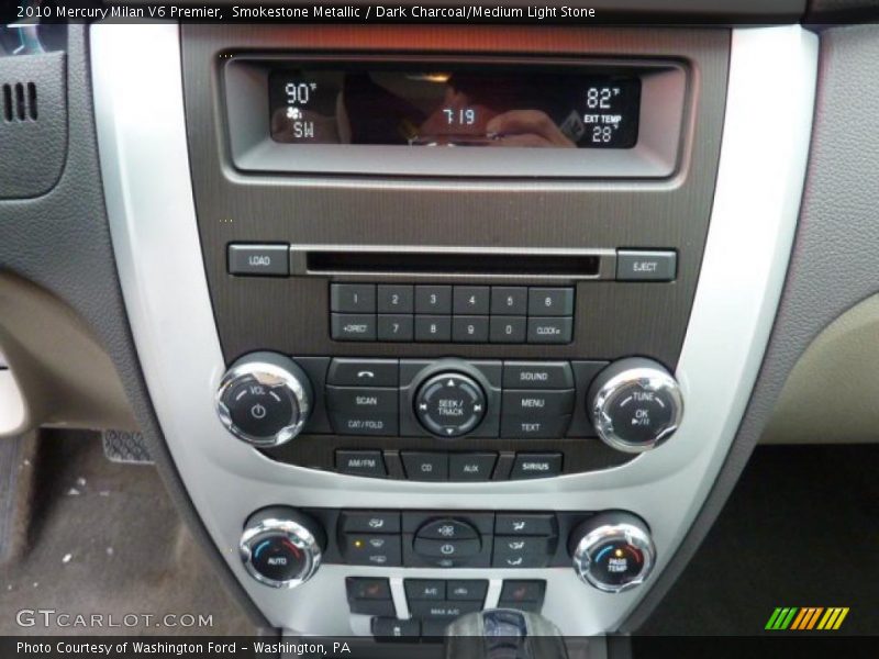 Smokestone Metallic / Dark Charcoal/Medium Light Stone 2010 Mercury Milan V6 Premier