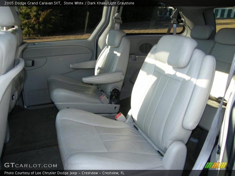 Stone White / Dark Khaki/Light Graystone 2005 Dodge Grand Caravan SXT