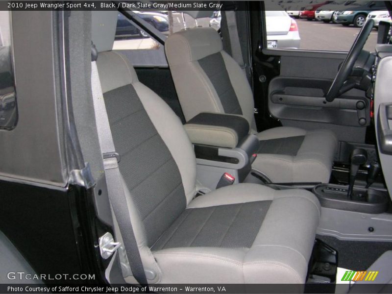 Black / Dark Slate Gray/Medium Slate Gray 2010 Jeep Wrangler Sport 4x4