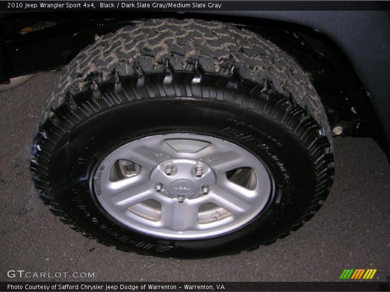 Black / Dark Slate Gray/Medium Slate Gray 2010 Jeep Wrangler Sport 4x4