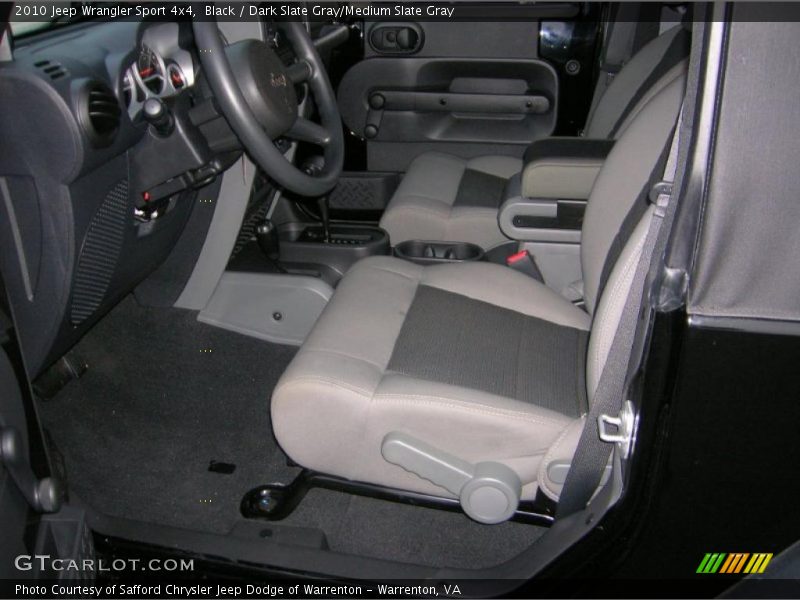 Black / Dark Slate Gray/Medium Slate Gray 2010 Jeep Wrangler Sport 4x4