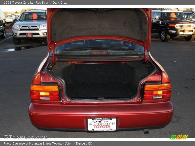 Red Pearl / Dark Gray 1993 Toyota Corolla