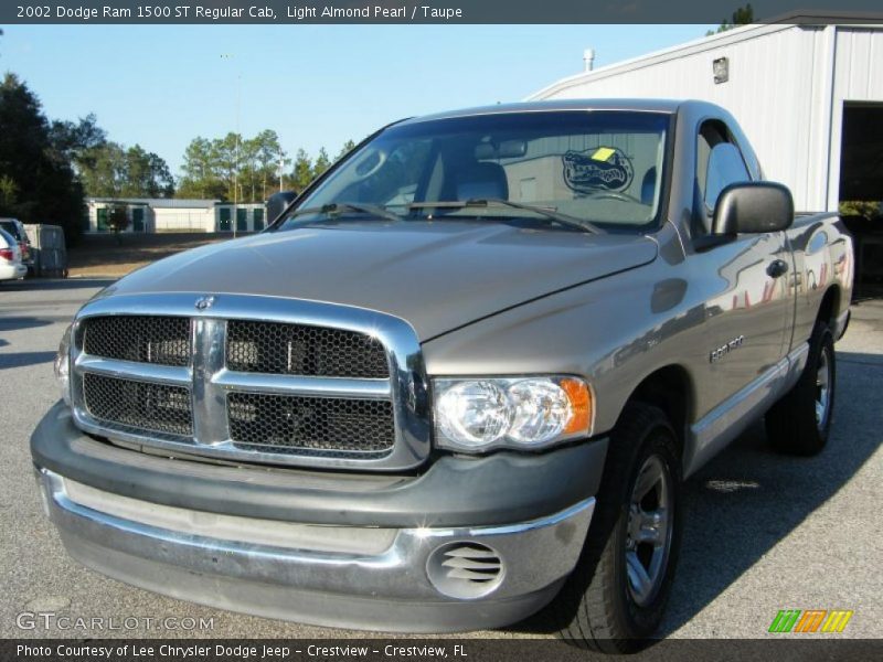 Light Almond Pearl / Taupe 2002 Dodge Ram 1500 ST Regular Cab